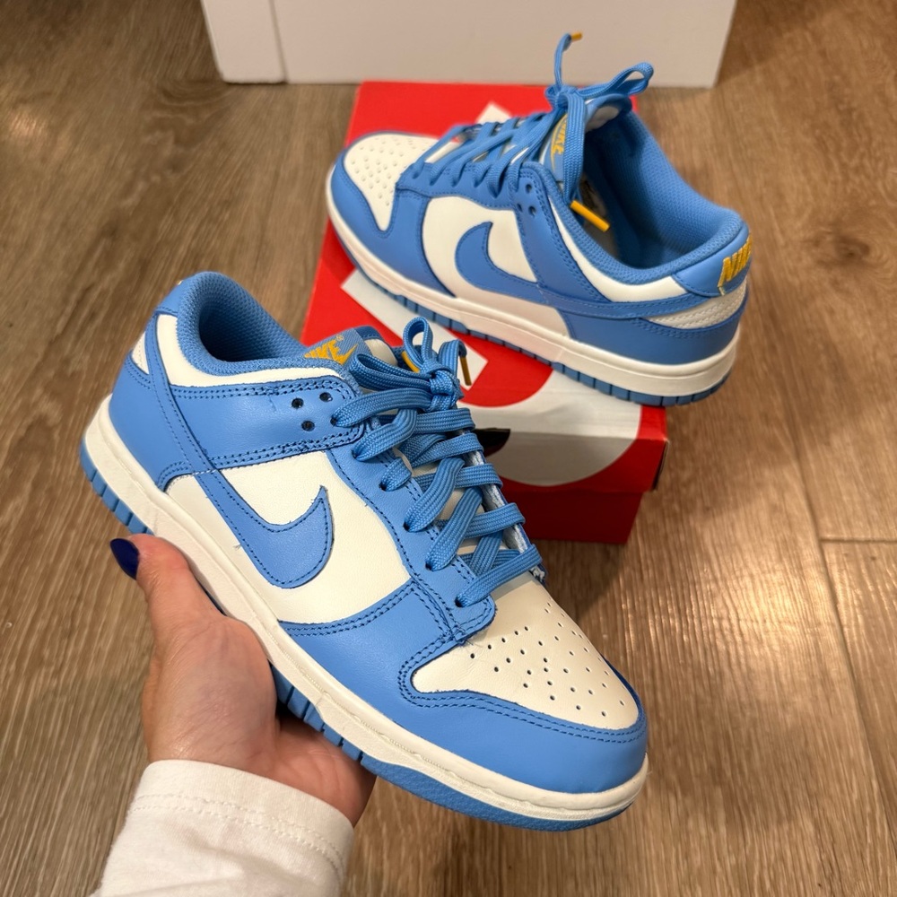 Nike Dunk Low Women’s Sneakers Sail/Coast/University Gold Size 6